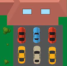 Three car wide driveway top down